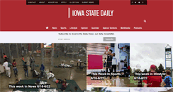 Desktop Screenshot of iowastatedaily.com